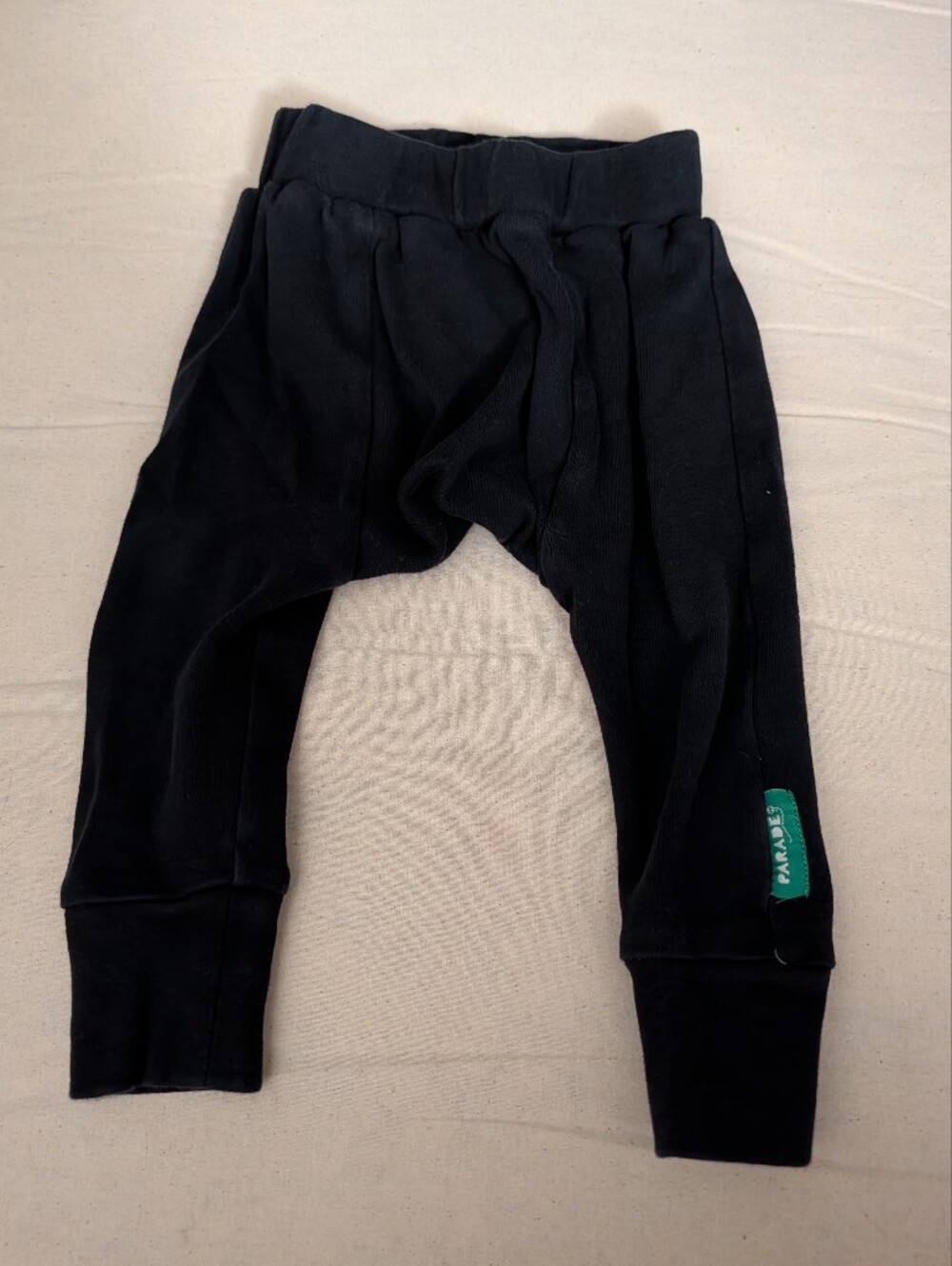 Parade Organic Harem Pants - Essentials black, 6-12M